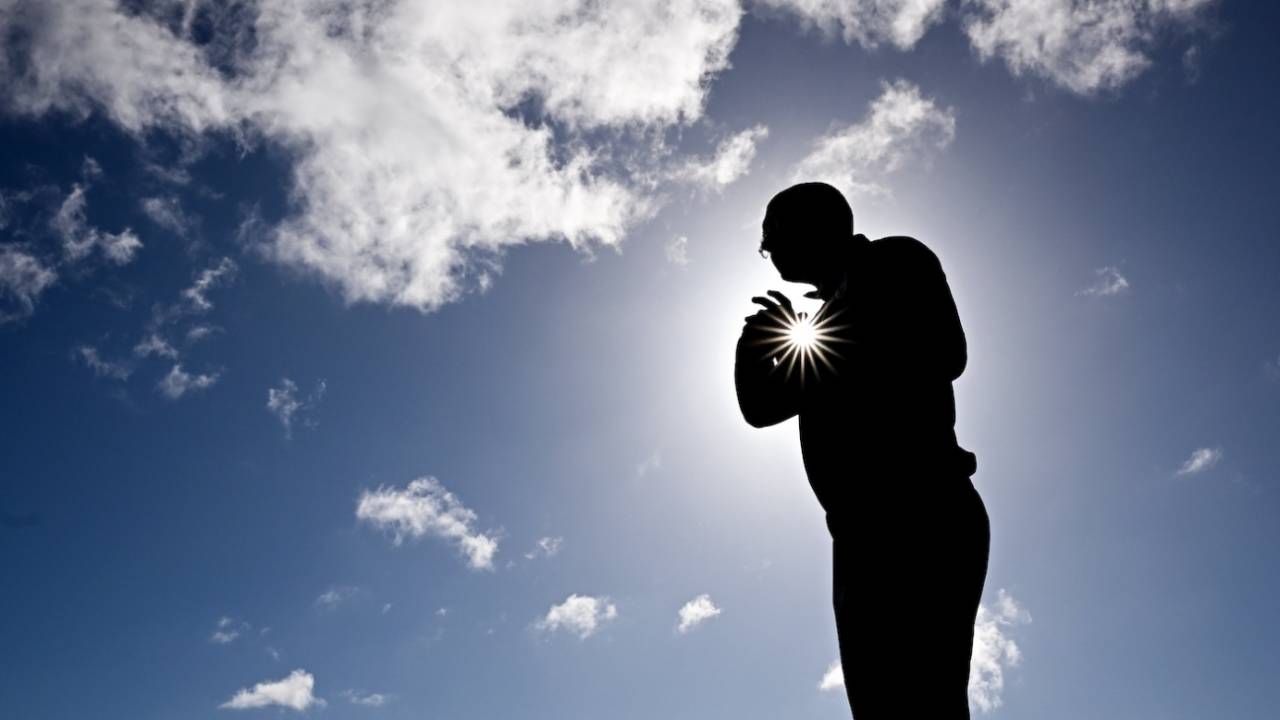 Ben Calitz of Ireland walks the wicket before the match, Ireland vs England, 3rd T20I, Malahide, September 21, 2025