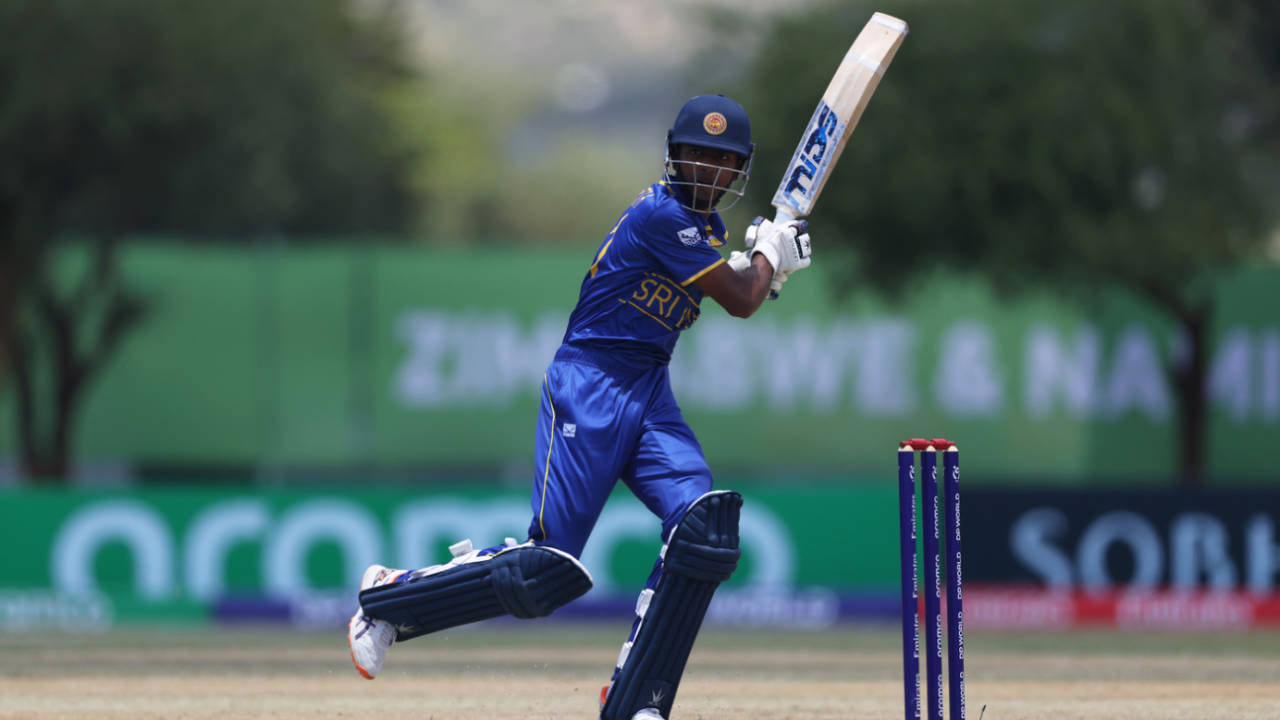 Vimath Dinsara played a captain's knock for Sri Lanka, Sri Lanka vs Ireland, Under-19 World Cup, Windhoek, January 19, 2026