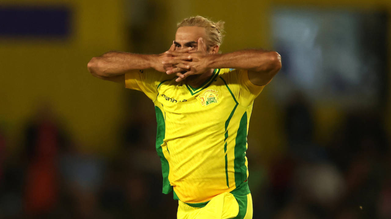 Imran Tahir pulls out a celebration, Paarl Royals vs Joburg Super Kings, SA20, Paarl, January 19, 2026