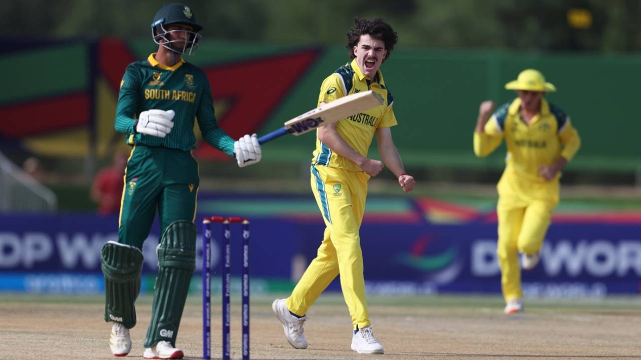 Charles Lachmund struck early, Australia vs South Africa, Group 1, Super Sixes, Under-19 World Cup, Windhoek, January 25, 2026