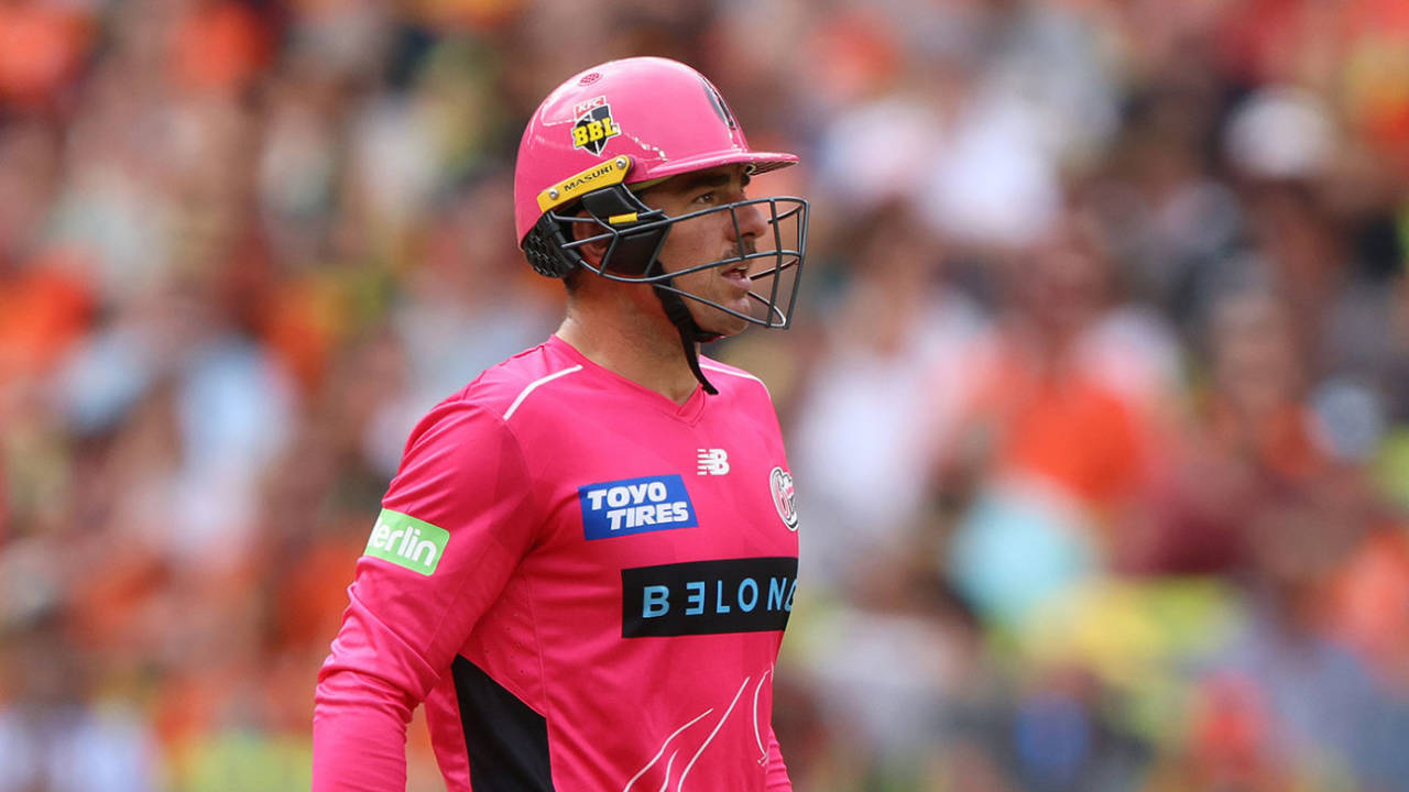 Moises Henriques struggled at the end of a tough season with the bat, Perth Scorchers vs Sydney Sixers, BBL, Final, Optus Stadium, January 25, 2026