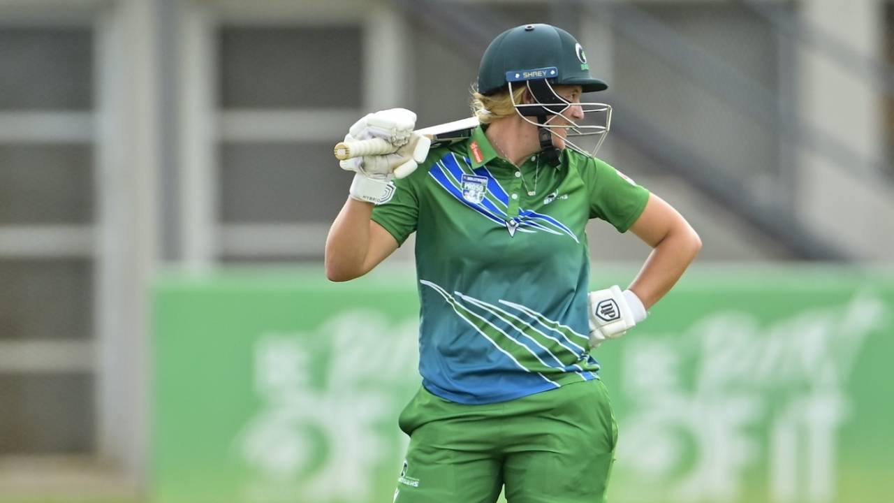 Izelle Cilliers watched on at the crease, January 25, 2026