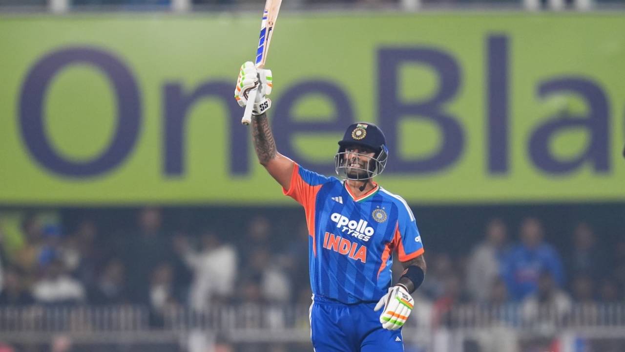 Suryakumar Yadav completed back-to-back fifties, India vs New Zealand, 3rd T20I, Guwahati, January 25, 2026