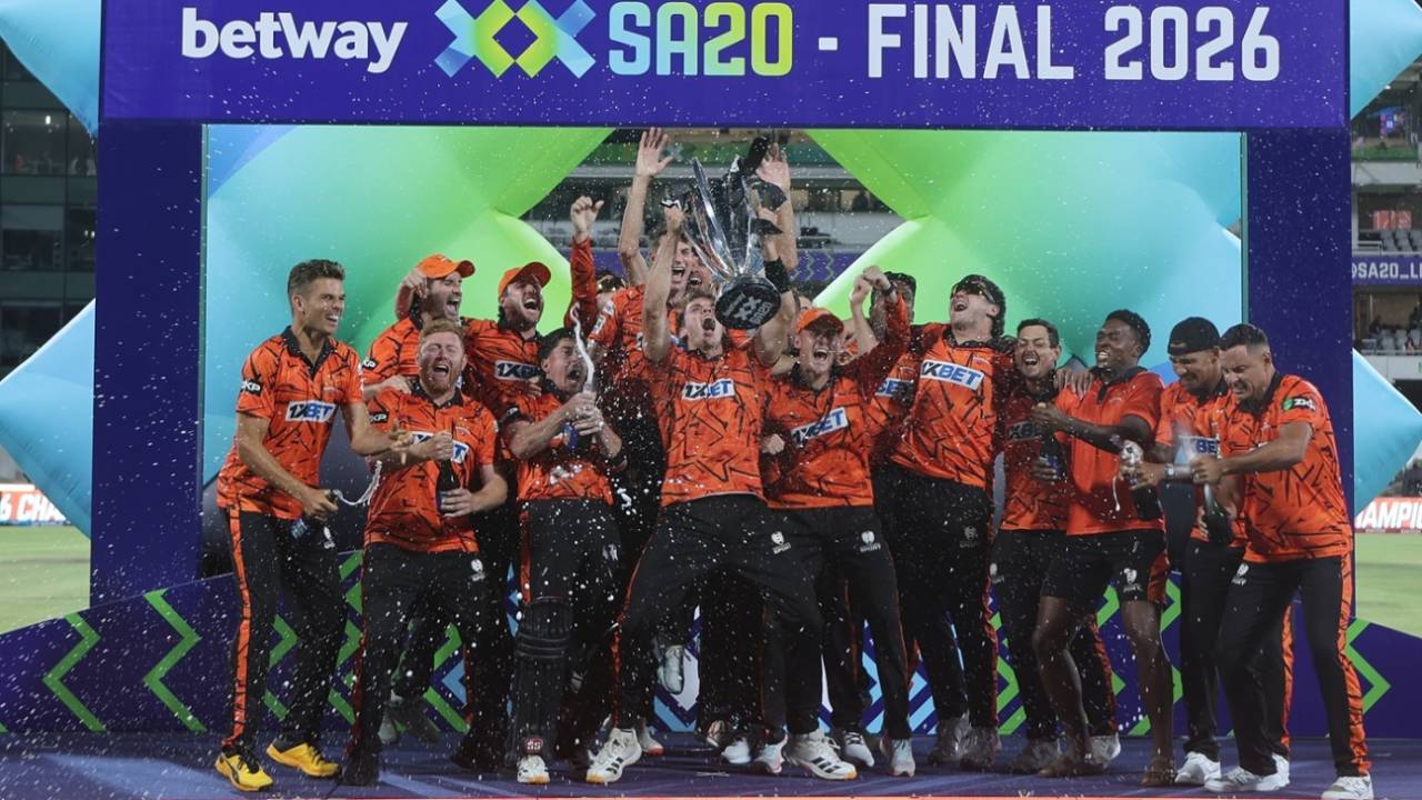 Sunrisers Eastern Cape clinched their third SA20 title, Pretoria Capitals vs Sunrisers Eastern Cape, SA20, Final, Cape Town, January 25, 2026