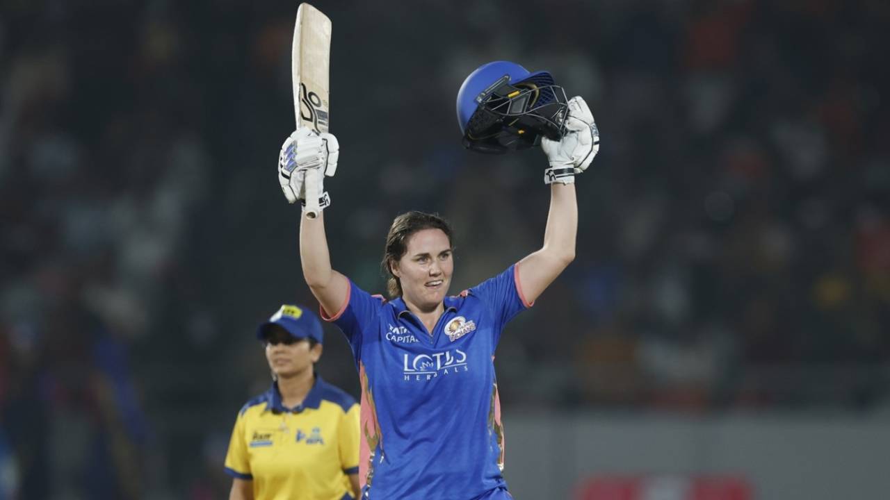 Nat Sciver-Brunt scored the first century in the Women's Premier League, Mumbai Indians vs Royal Challengers Bengaluru, WPL 2026, Vadodara, January 26, 2026