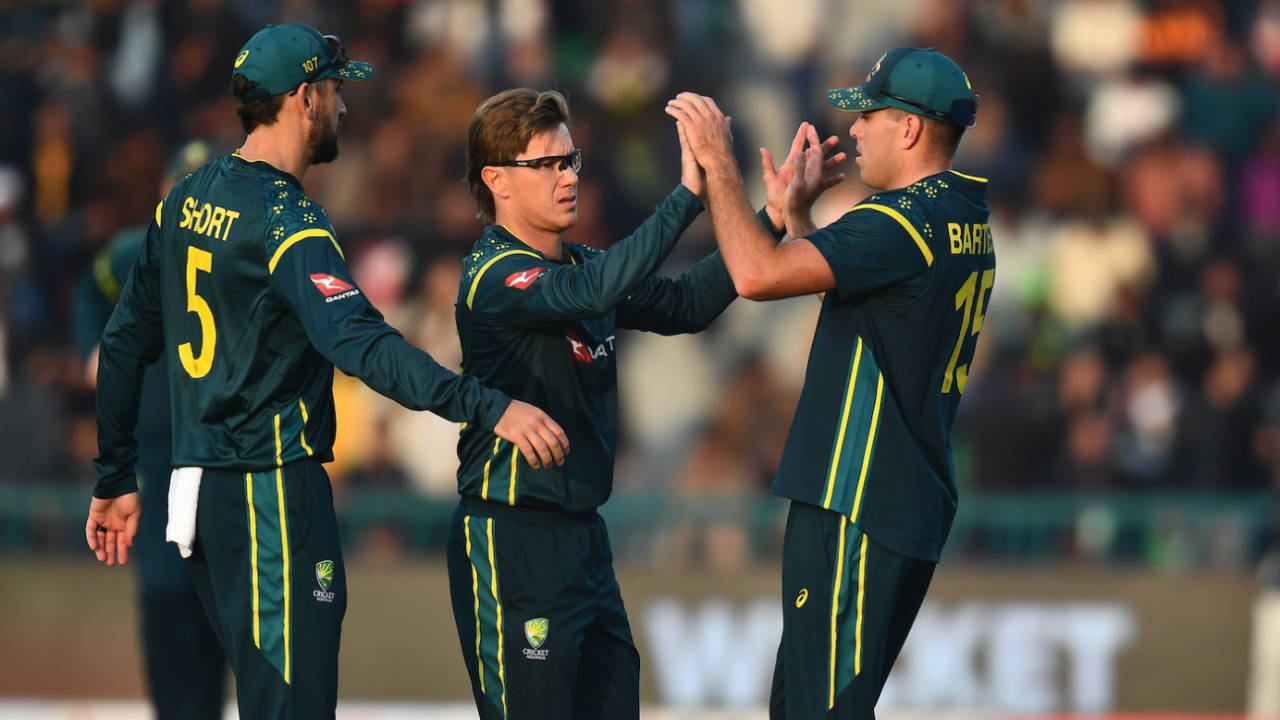 Adam Zampa took crucial wickets in the middle overs, Pakistan vs Australia, 1st T20I, Lahore, January 29, 2026