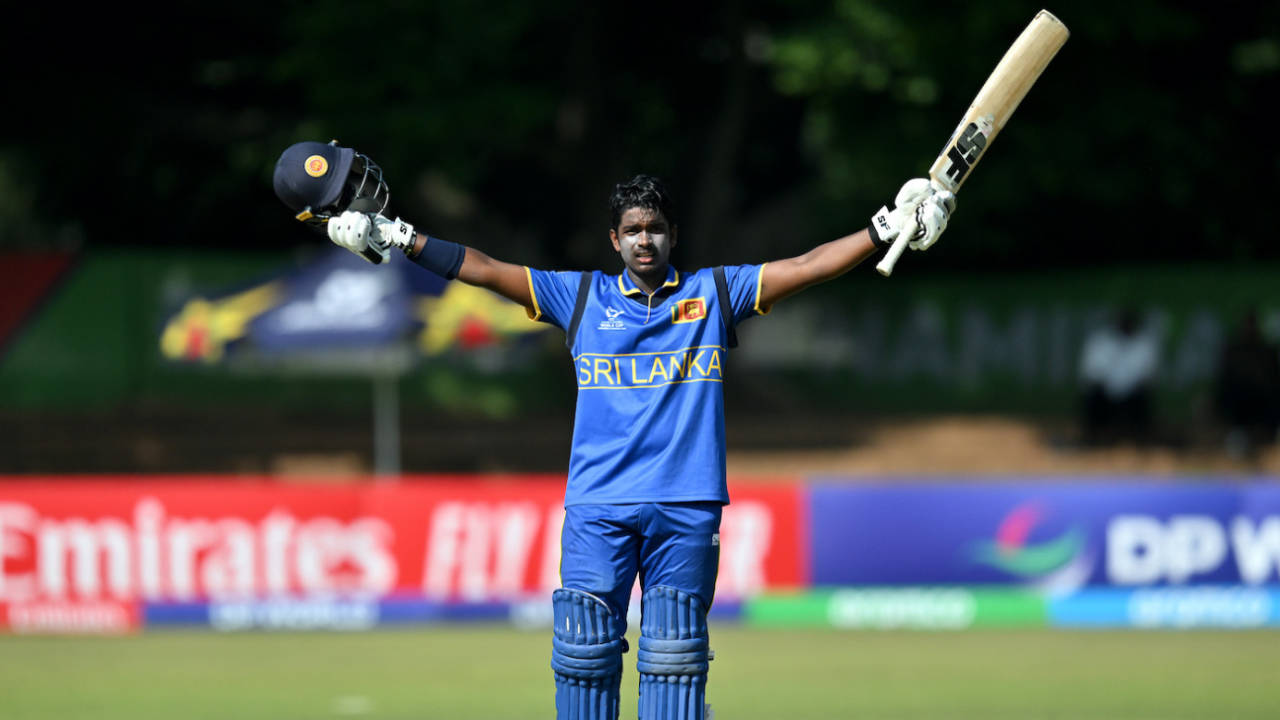 Viran Chamuditha scored a match-winning century, South Africa vs Sri Lanka, Under-19 World Cup, Bulawayo, January 29, 2026