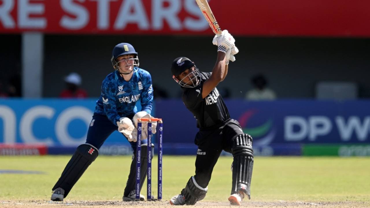 Snehith Reddy steadied New Zealand, England vs New Zealand, Under-19 World Cup, Bulawayo, January 30, 2026