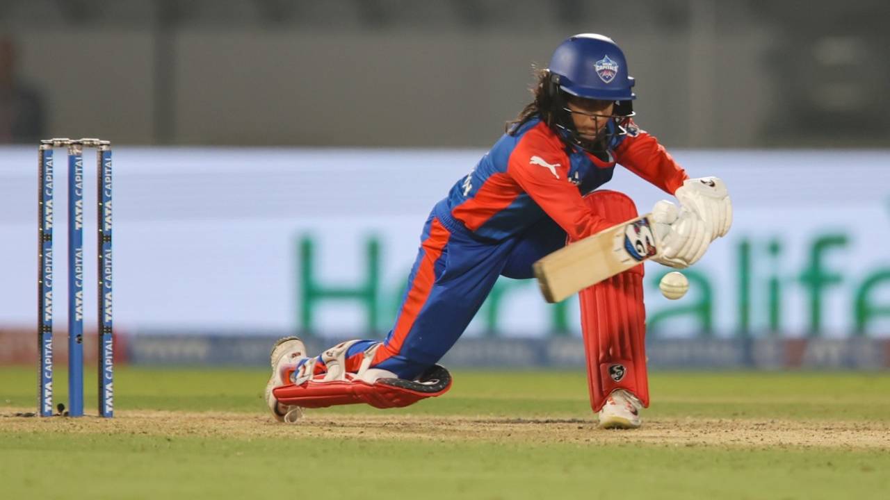 Jemimah Rodrigues sweeps, UP Warriorz vs Delhi Capitals, WPL, Vadodara, February 1, 2026