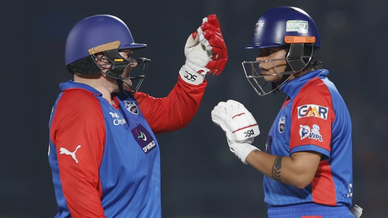 Lizelle Lee and Shafali Verma added 89 off 43 for the first wicket, Gujarat Giants vs Delhi Capitals, WPL, Vadodara, February 3, 2026