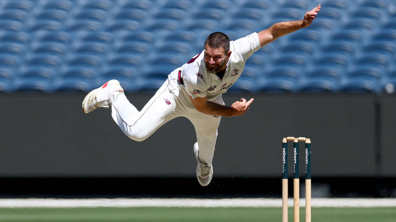 Michael Neser was again a handful at the MCG, Victoria vs Queensland, Sheffield Shield, MCG, February 5, 2026