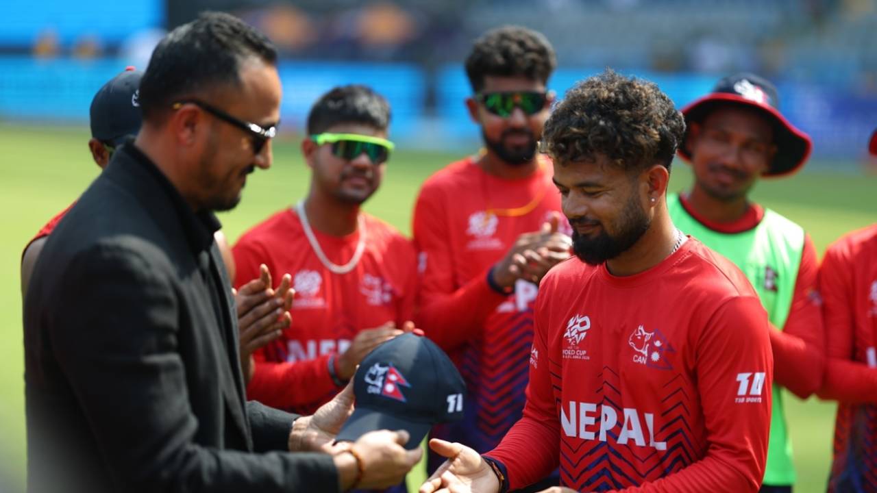 Sher Malla made his debut against England, England vs Nepal, T20 World Cup, Mumbai, February 8, 2026