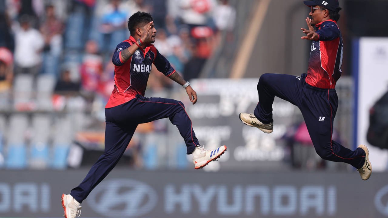 Sandeep Lamichhane struck first ball, England vs Nepal, T20 World Cup, Mumbai, February 8, 2026