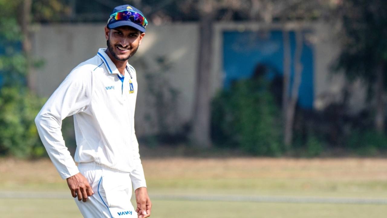 Shahbaz Ahmed sports a smile, Bengal vs Andhra, quarter-final, Kalyani, Ranji Trophy, February 7, 2026