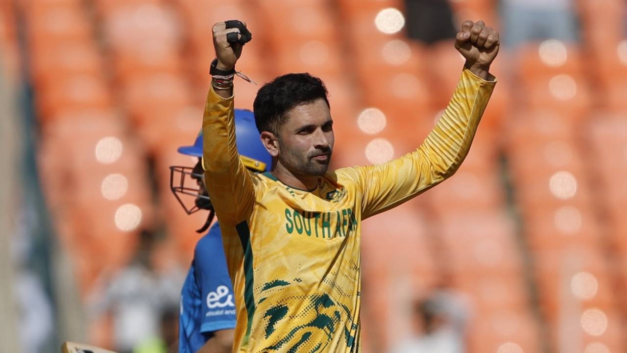 Keshav Maharaj keep his cool to win the game for South Africa, Afghanistan vs South Africa, T20 World Cup, Ahmedabad, February 11, 2026