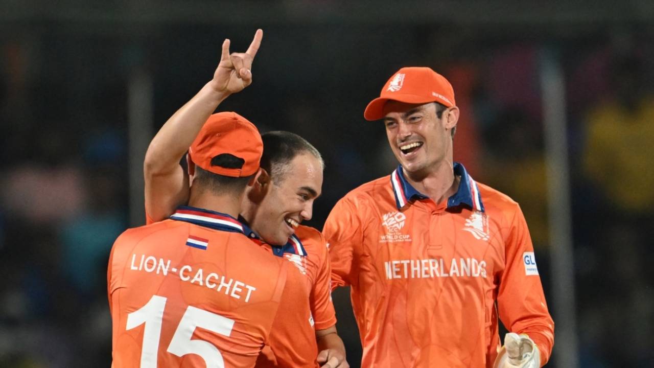 Kyle Klein dismissed Shayan Jahangir in his first over, Netherlands vs USA, T20 World Cup 2026, Group A, Chennai, February 13, 2026