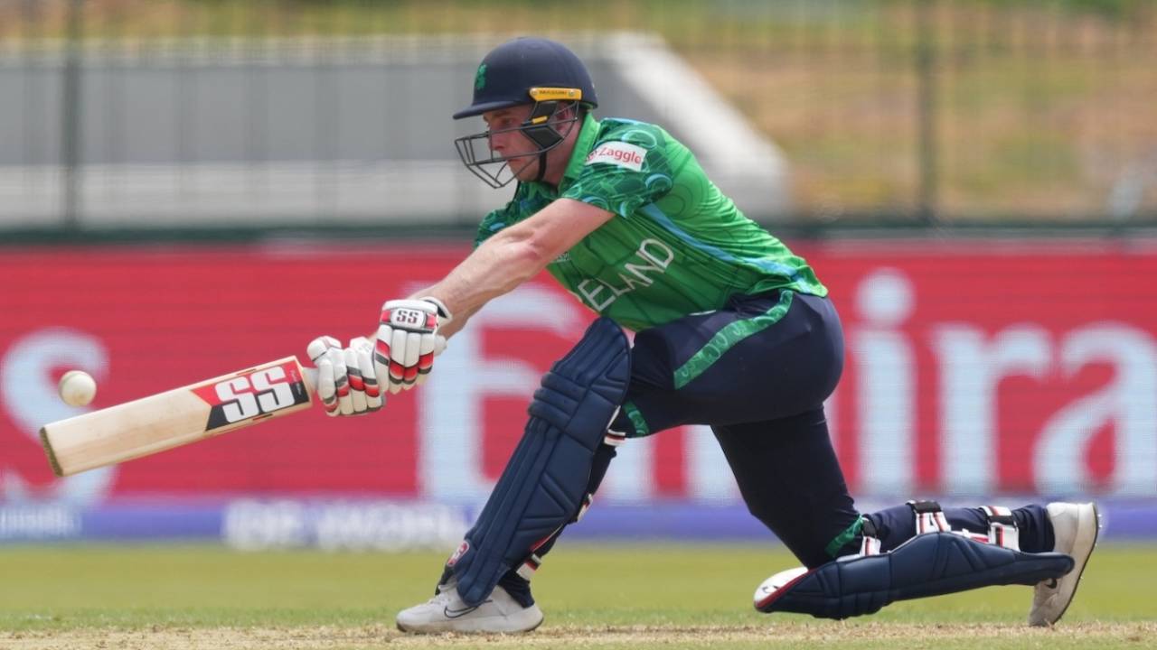Lorcan Tucker used the sweep to good effect, Ireland vs Oman, T20 World Cup, Colombo, February 14, 2026