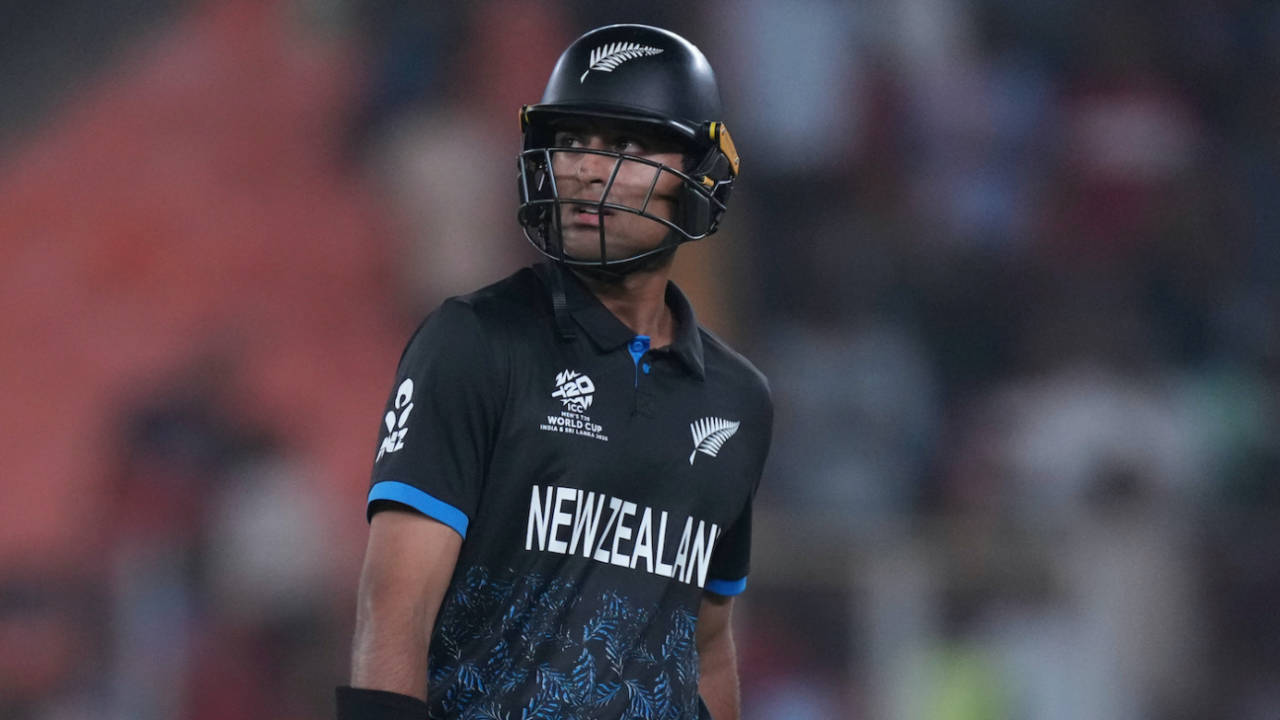 Rachin Ravindra's poor run continued, New Zealand vs South Africa, T20 World Cup, Group D, Ahmedabad, February 14, 2026