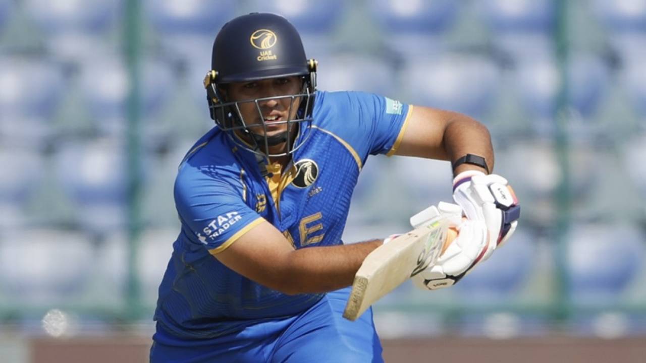 Alishan Sharafu made 40 off 31, Afghanistan vs UAE, Men's T20 World Cup, New Delhi, February 16, 2026