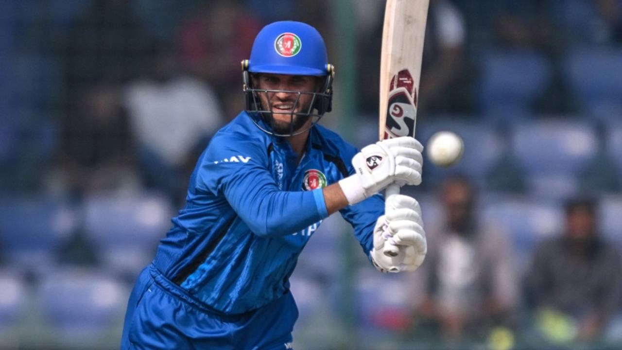 Azmatullah Omarzai hit an unbeaten 40 off 21, Afghanistan vs UAE, Men's T20 World Cup, New Delhi, February 16, 2026