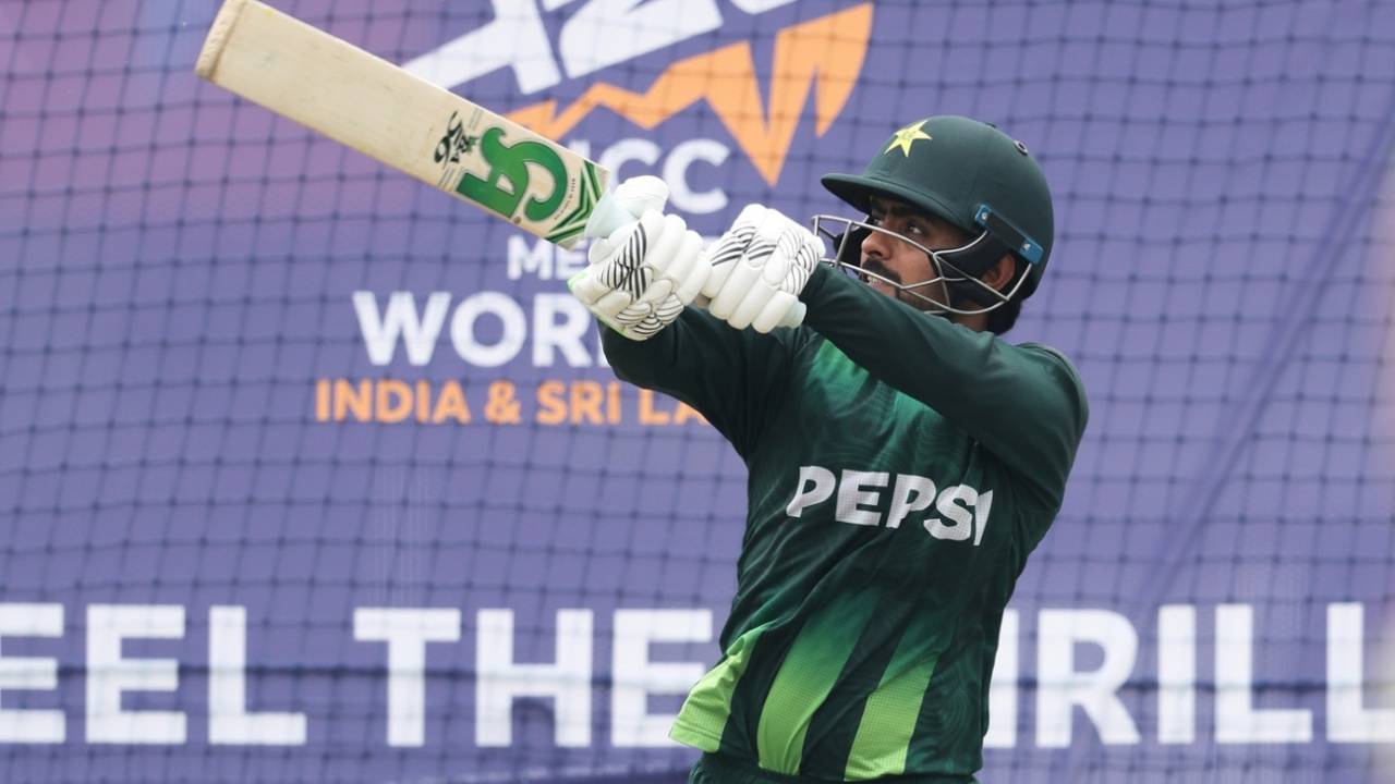 Babar Azam upper-cuts, Pakistan vs Namibia, Men's T20 World Cup, SSC, Colombo, February 17, 2026