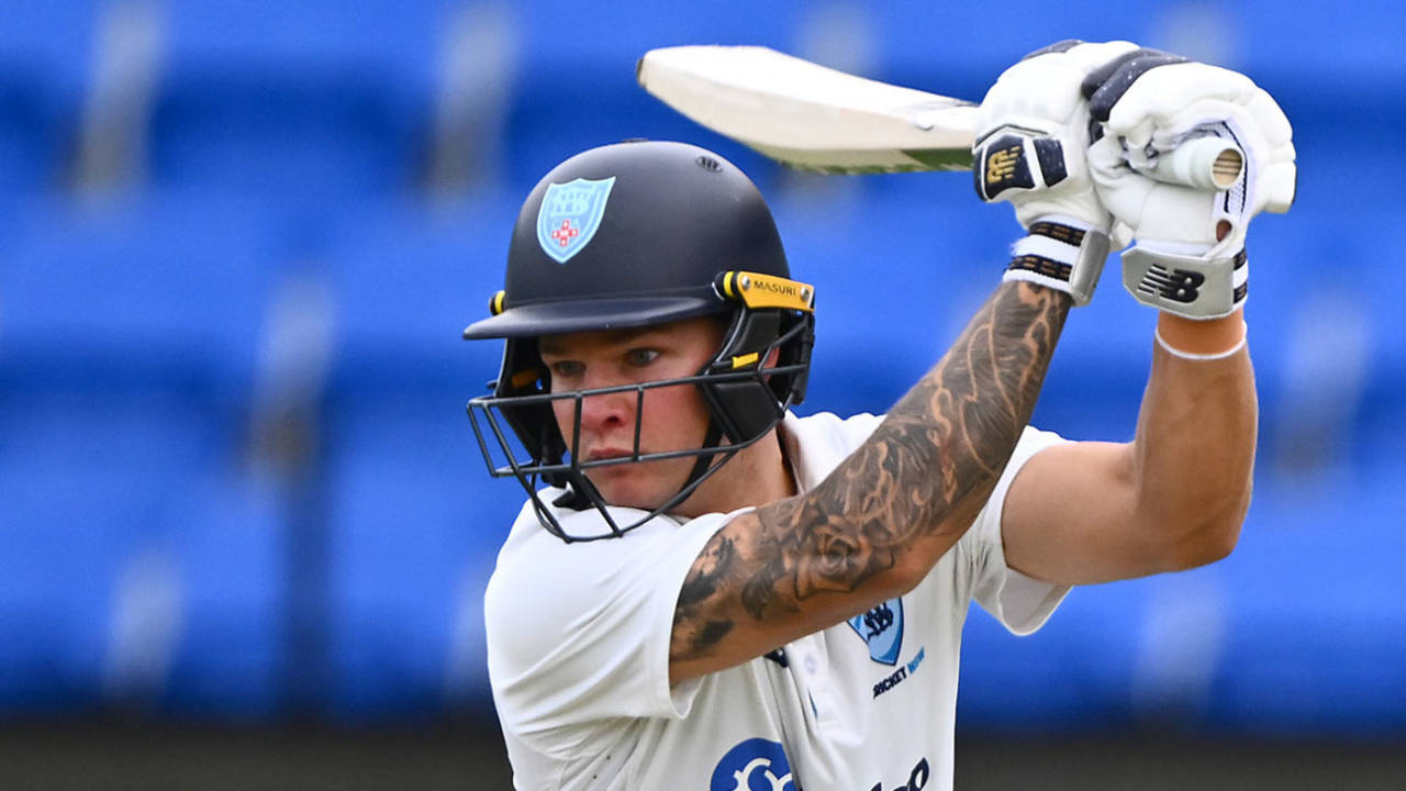 Josh Philippe helped build New South Wales' lead, Tasmania vs New South Wales, Sheffield Shield, Hobart, February 18, 2026