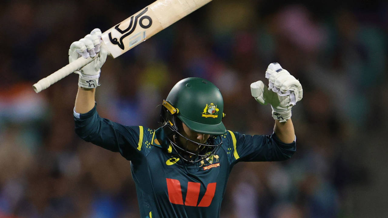 Phoebe Litchfield shows her frustration after being dismissed, Australia vs India, 1st T20I, SCG, February 15, 2026