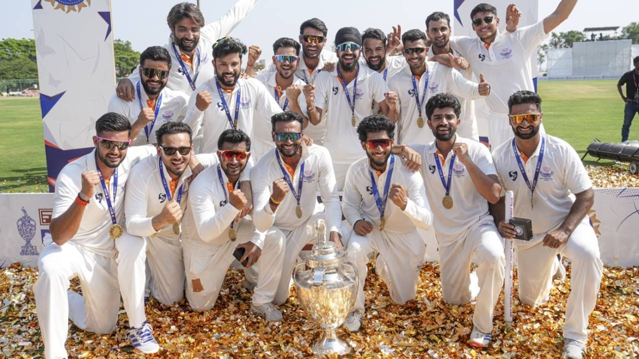 J&K after winning their maiden Ranji Trophy title, Karnataka vs Jammu & Kashmir, Ranji Trophy final, Hubballi, 5th day, February 28, 2026