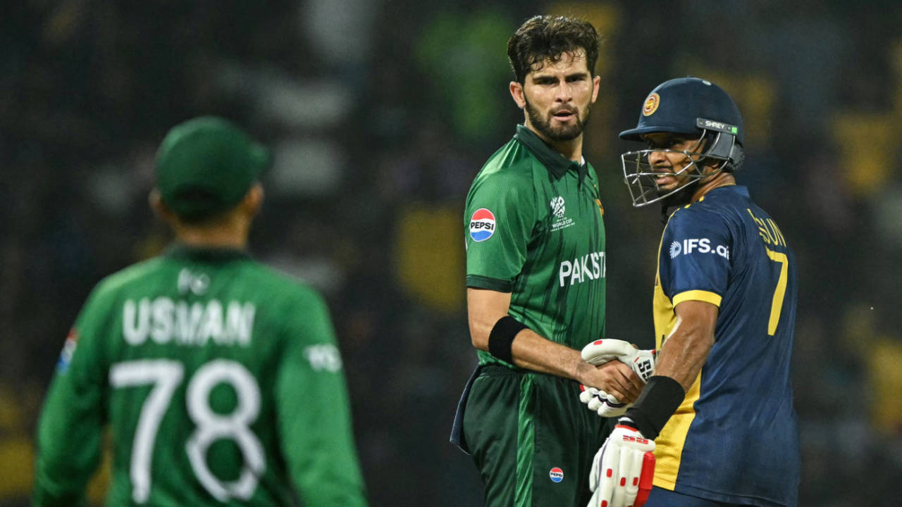 Dasun Shanaka and Shaheen Shah Afridi were the protagonists of a tight finish, Sri Lanka vs Pakistan, T20 World Cup Super Eight, Pallekele, February 28, 2026