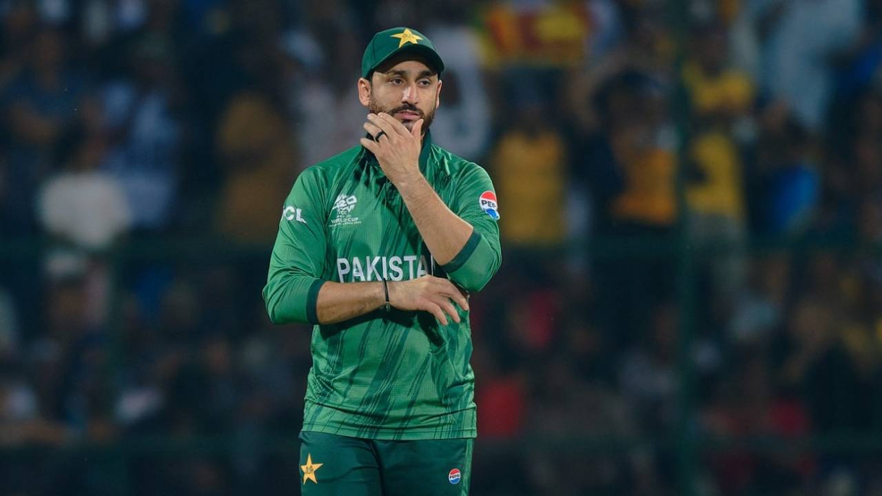 Salman Ali Agha looks on, Sri Lanka vs Pakistan, T20 World Cup Super Eight, Pallekele, February 28, 2026