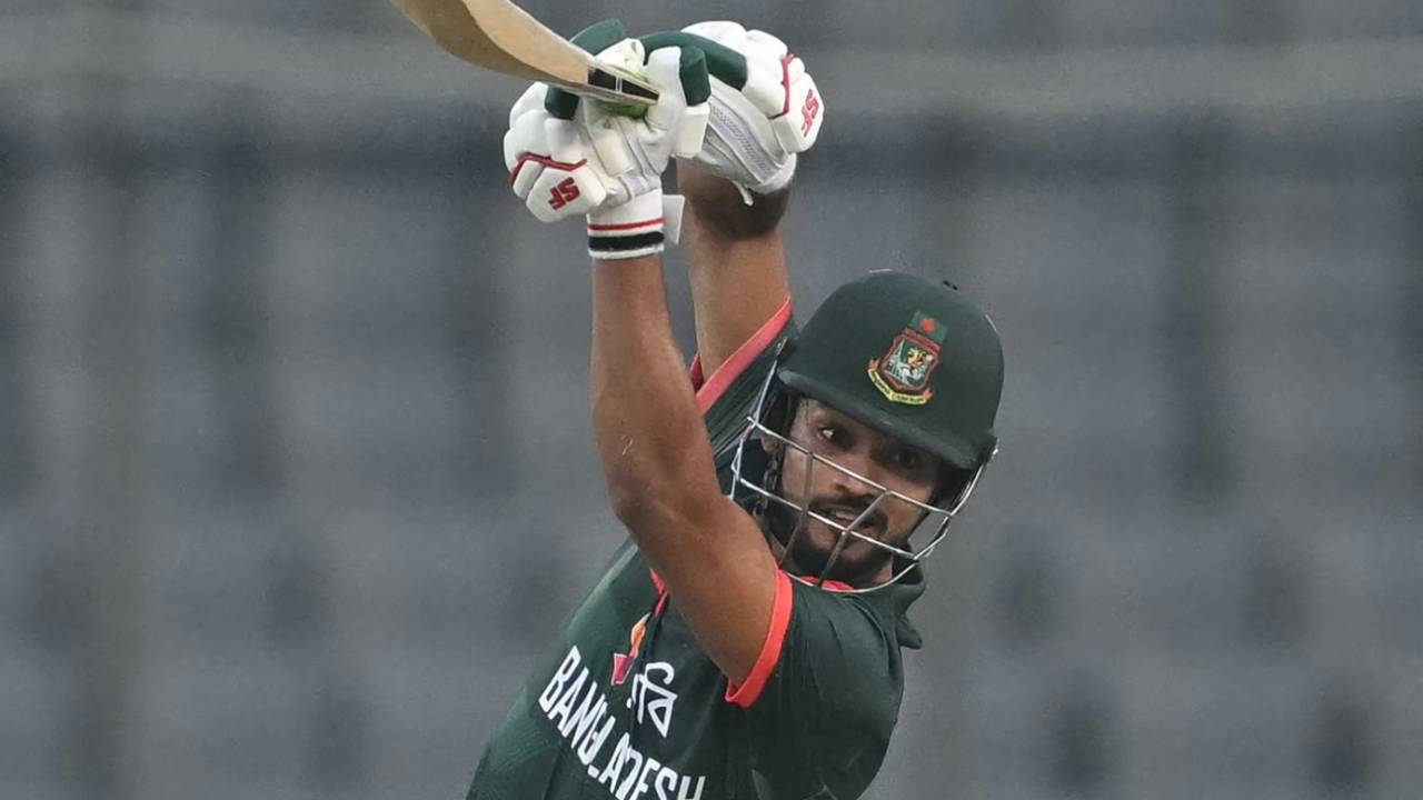 Najmul Hossain Shanto scored quickly, Bangladesh vs Pakistan, 1st ODI, Mirpur, March 11, 2026