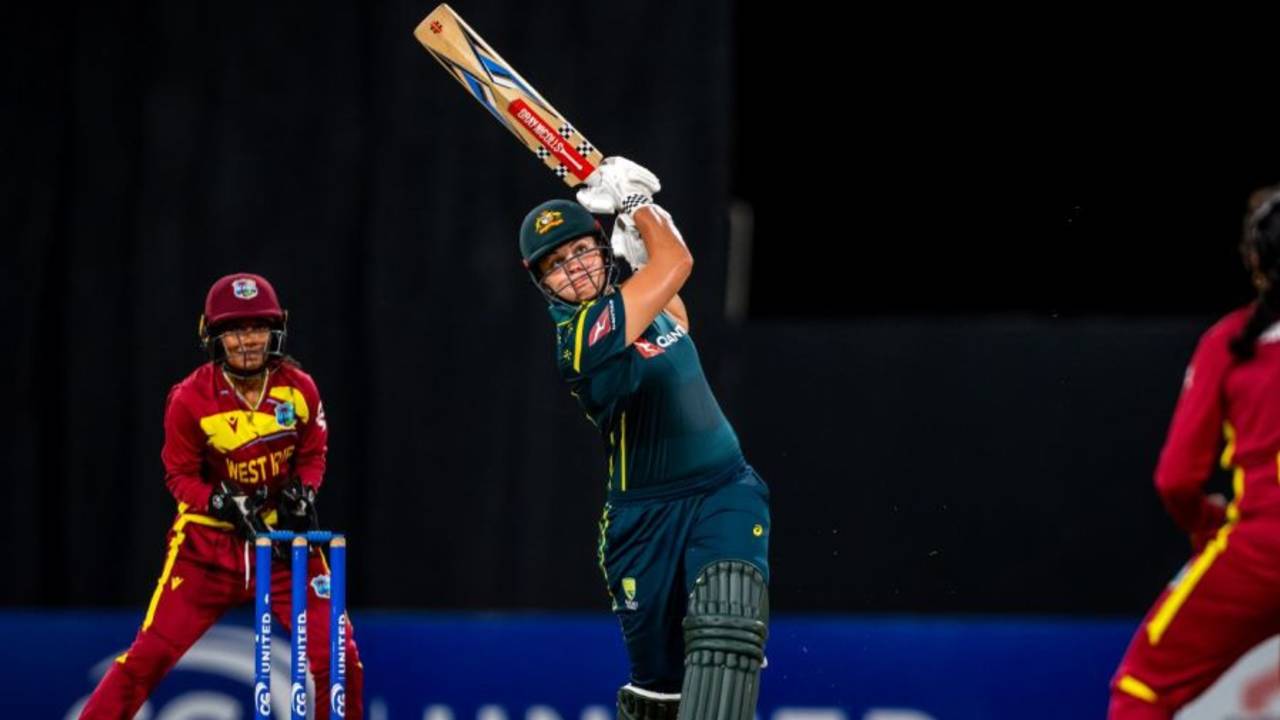 Georgia Voll thumped six sixes, West Indies vs Australia, 3rd T20I, St Vincent, March 24, 2026