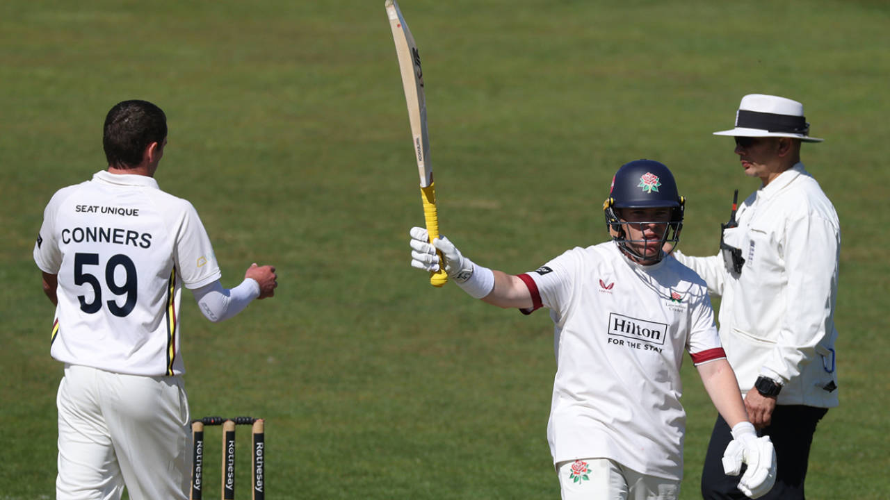 Marcus Harris notched another 50-plus score, Durham vs Lancashire, County Championship, Division Two, Chester-le-Street, April 24, 2026