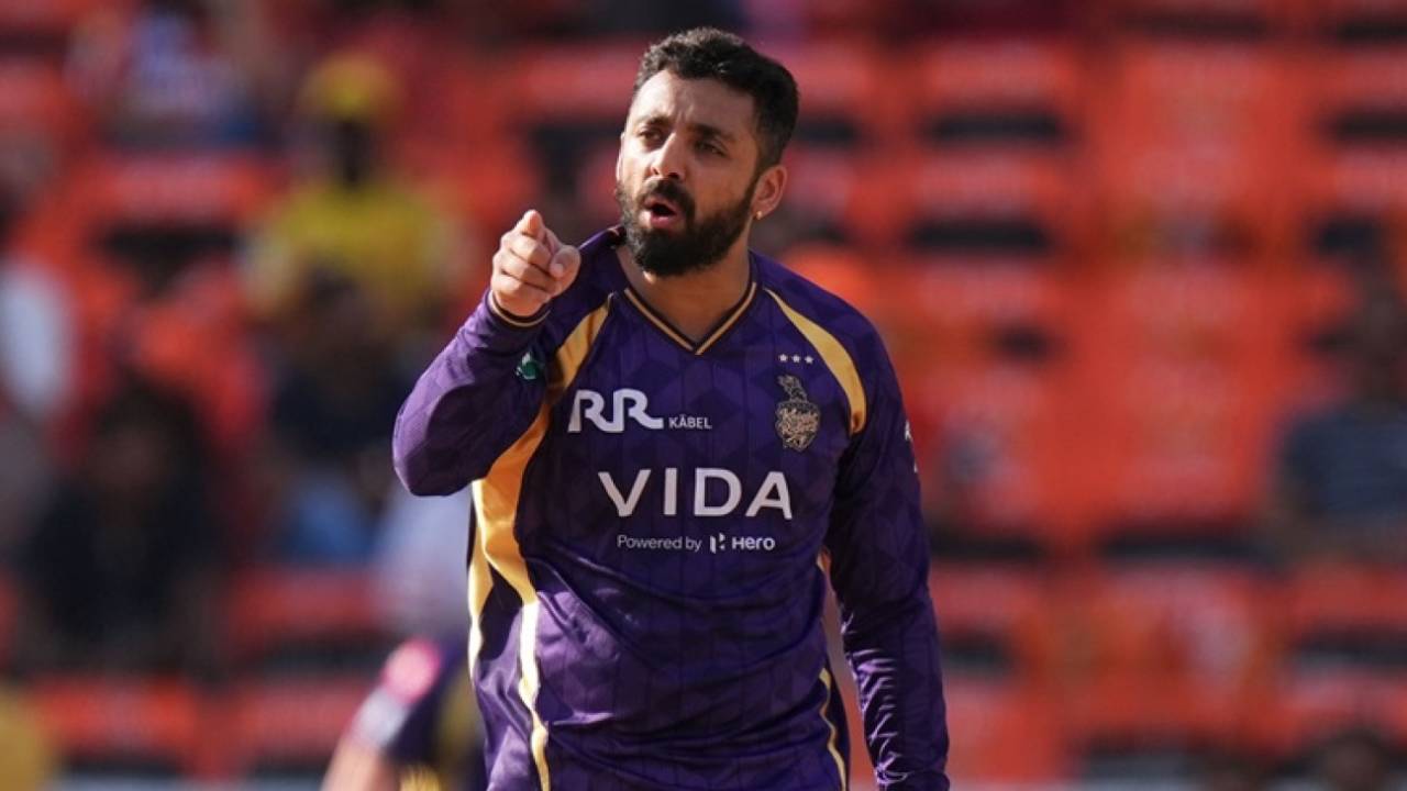 Even Varun Chakravarthy has something to say after taking a wicket, Sunrisers Hyderabad vs Kolkata Knight Riders, IPL 2026, Hyderabad, May 3, 2026
