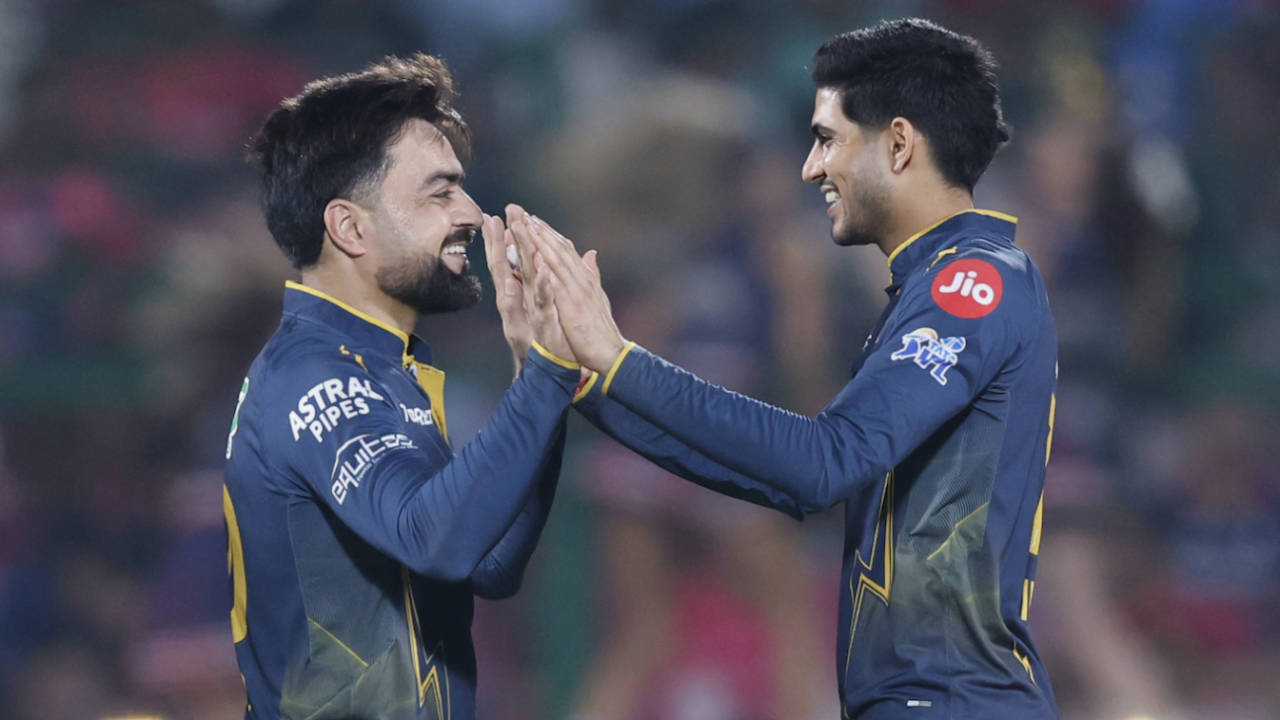 Rashid Khan effectively ended the game in the middle overs, Rajasthan Royals vs Gujarat Titans, IPL 2026, Jaipur, May 09, 2026