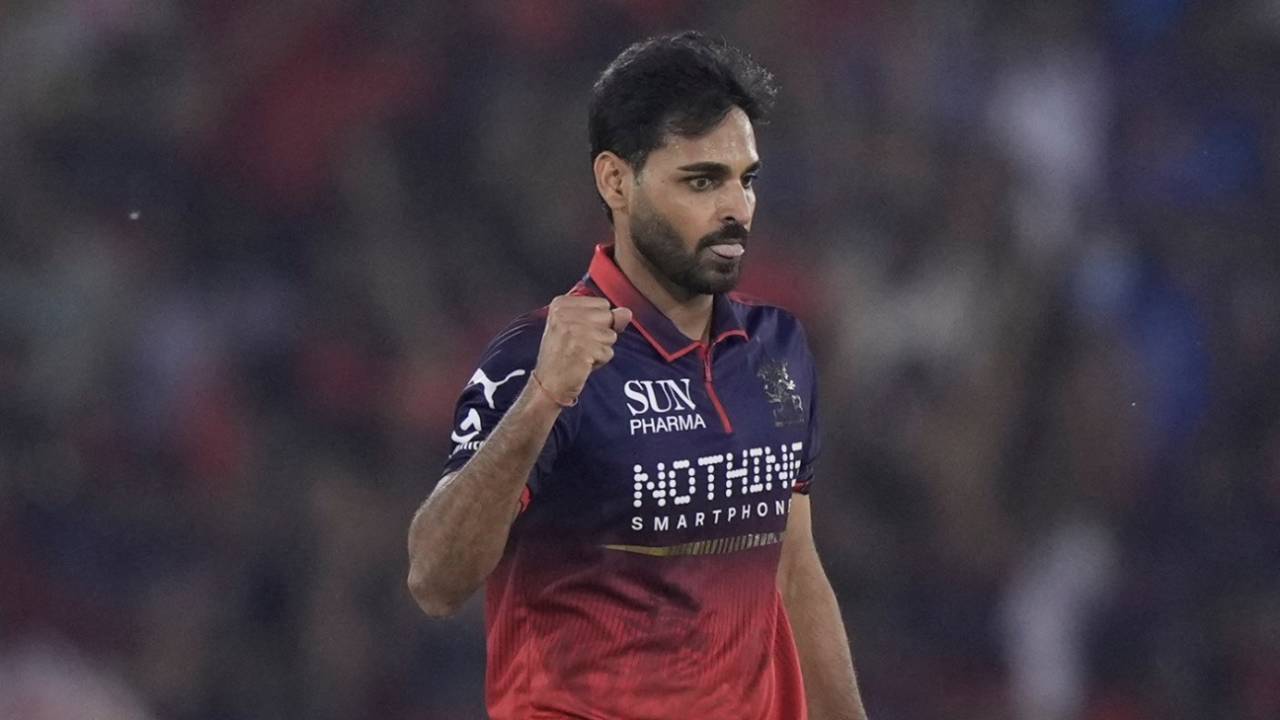 Bhuvneshwar Kumar ran through Mumbai Indians' top order, Royal Challengers Bengaluru vs Mumbai Indians, IPL, Raipur, May 10, 2026