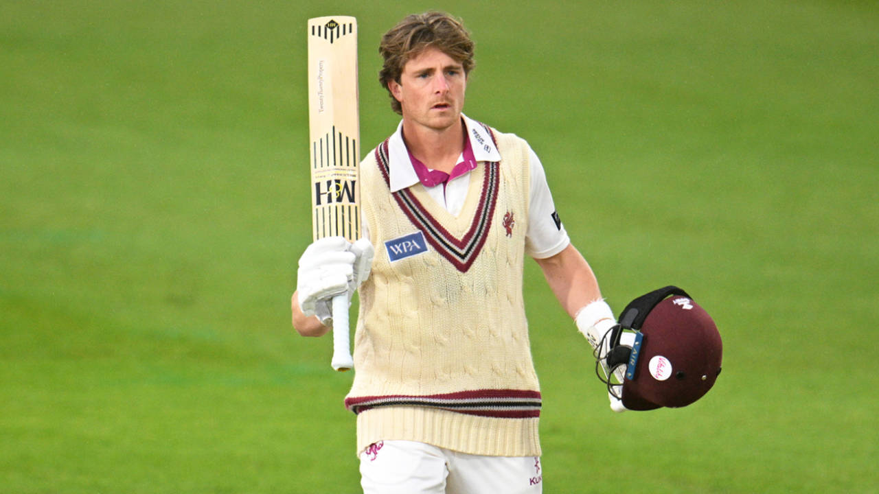 Tom Abell notched his third hundred of the season, Somerset vs Sussex, County Championship, Division One, Taunton, May 16, 2026