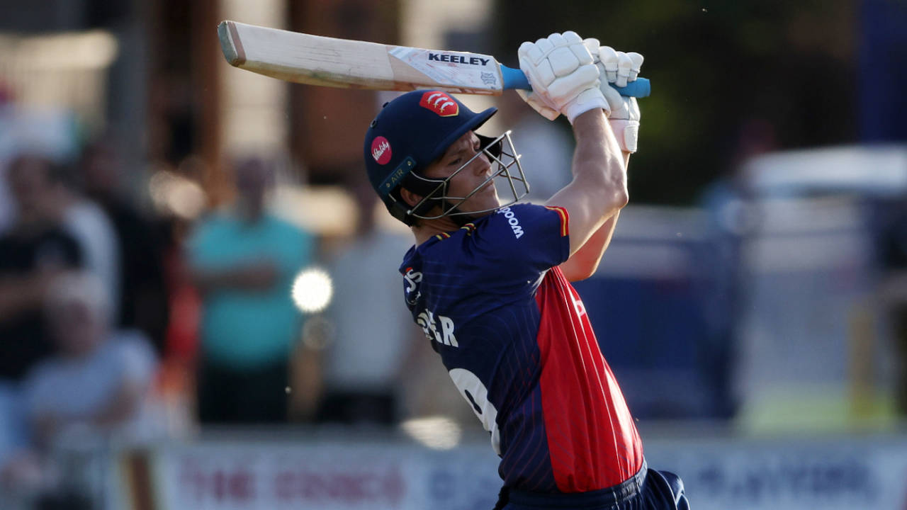 Michael Pepper hits out for Essex, Essex vs Sussex, Vitality Blast, Chelmsford, May 22, 2026