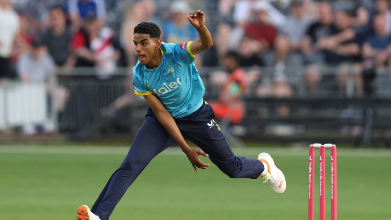Tazeem Chaudry Ali ripped through Gloucestershire with four wickets, Gloucestershire vs Bears, Vitality Blast, Bristol, May 22, 2026