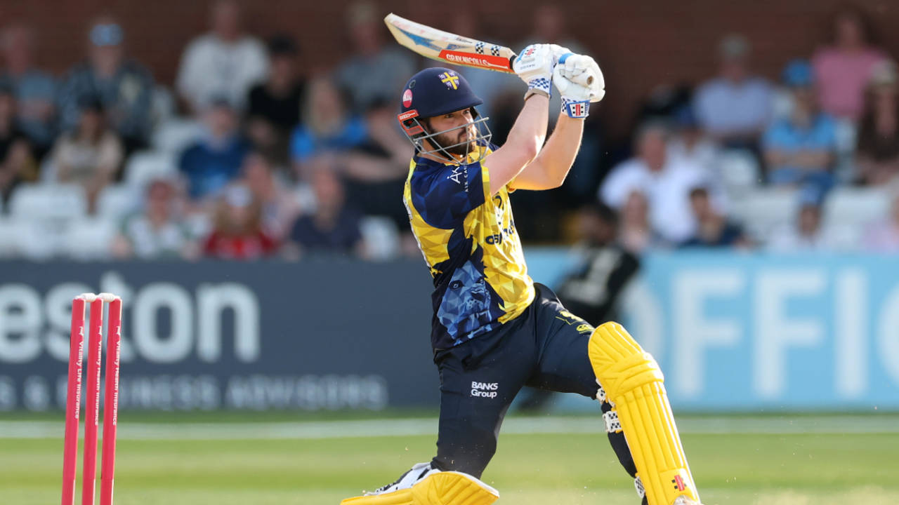 Ollie Robinson was in fluent form for Durham, Derbyshire vs Durham, Vitality Blast, Derby, May 22, 2026