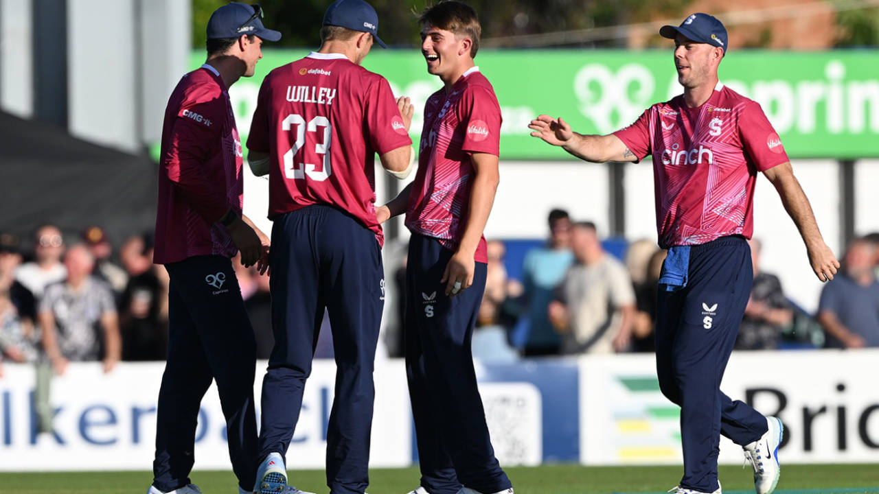 James Sales bagged a five-for, Northamptonshire vs Gloucestershire, Men's T20 Blast, Wantage Road, May 29, 2026