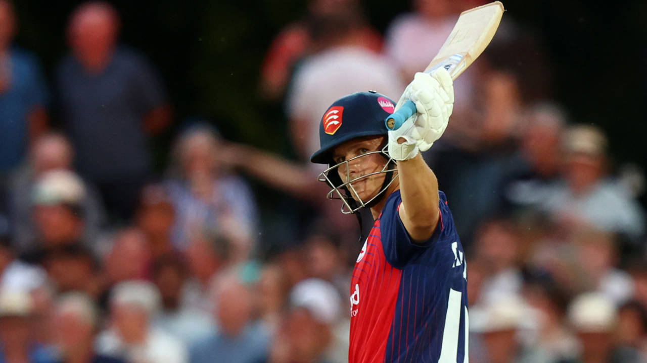Michael Pepper slammed an aggressive fifty, Kent vs Essex, Men's T20 Blast, Canterbury, May 29, 2026