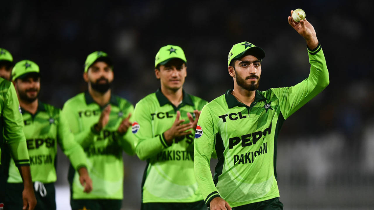 Arafat Minhas walks off after his debut five-wicket haul, Pakistan vs Australia, 1st ODI, Rawalpindi, May 30, 2026