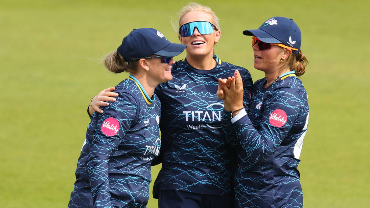 Sarah Glenn claimed 1 for 27 on her Yorkshire debut, Yorkshire vs Durham, Women's T20 Blast, Headingley, June 5, 2026
