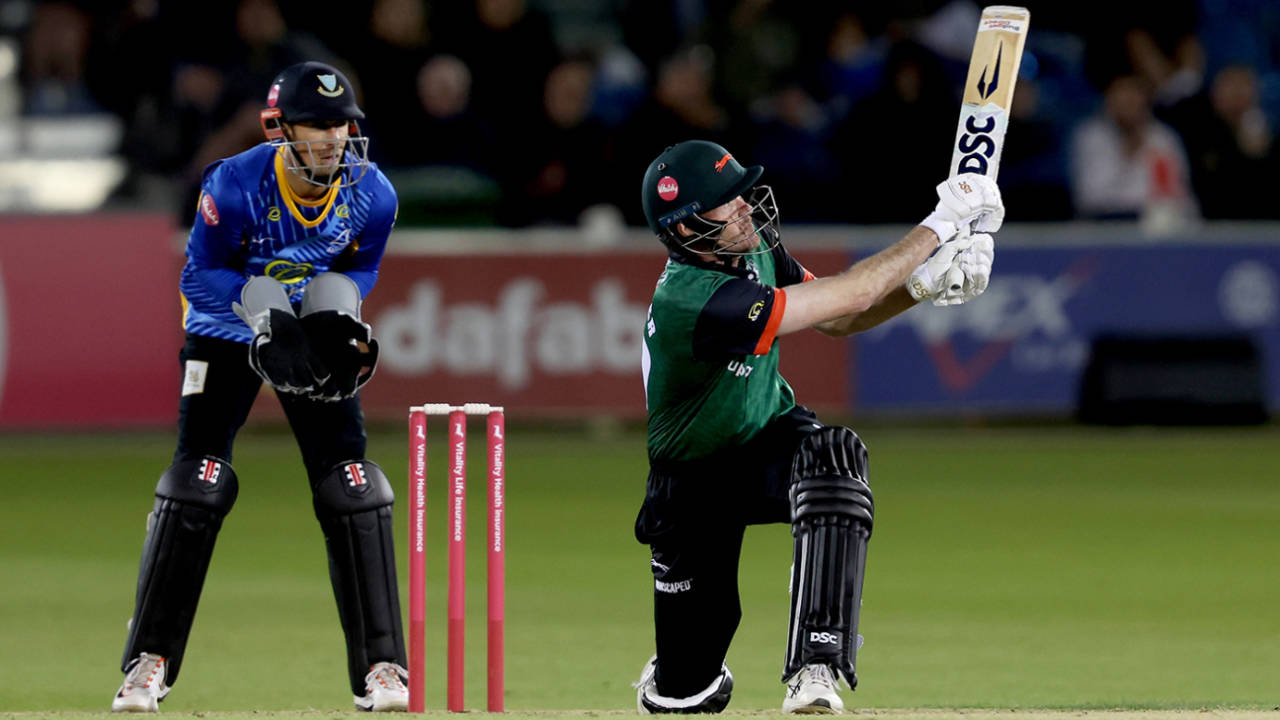 Ashton Turner's unbeaten fifty saw the Foxes over the line, Sussex vs Leicestershire, Men's T20 Blast, Hove, June 5, 2026