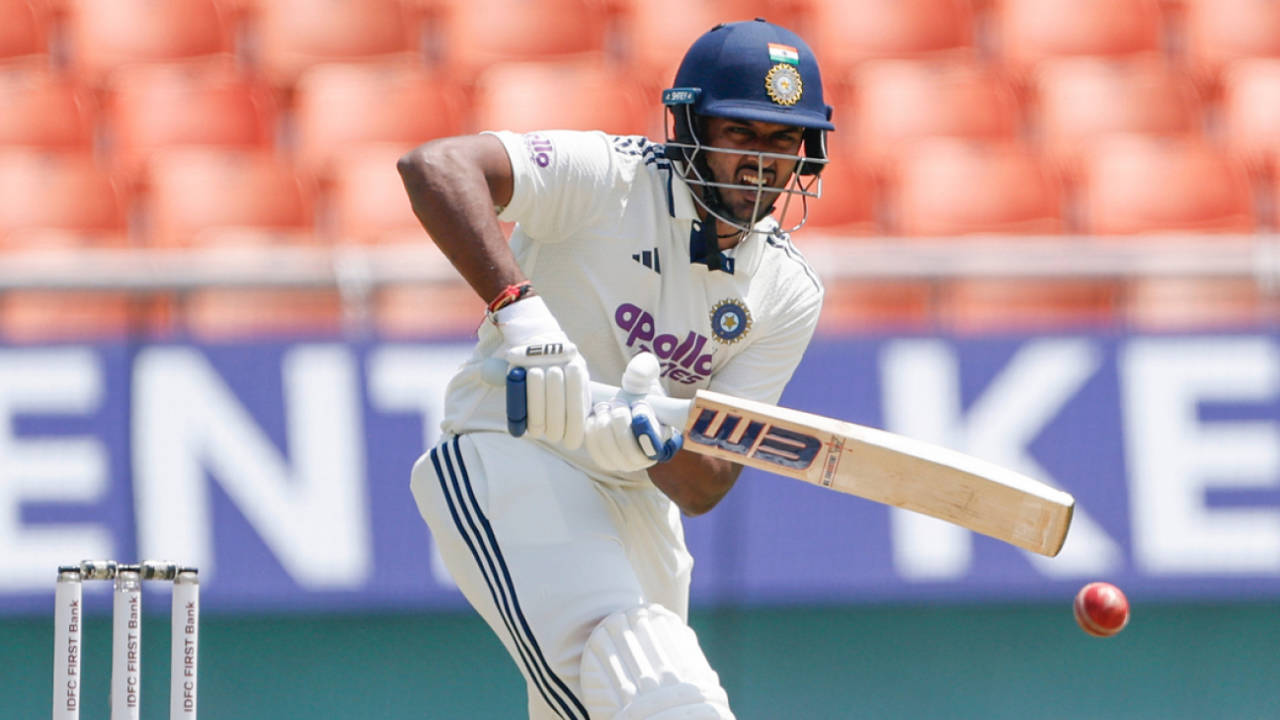 B Sai Sudharsan was quick off the blocks, India vs Afghanistan, Only Test, New Chandigarh, 1st Day, June 06, 2026