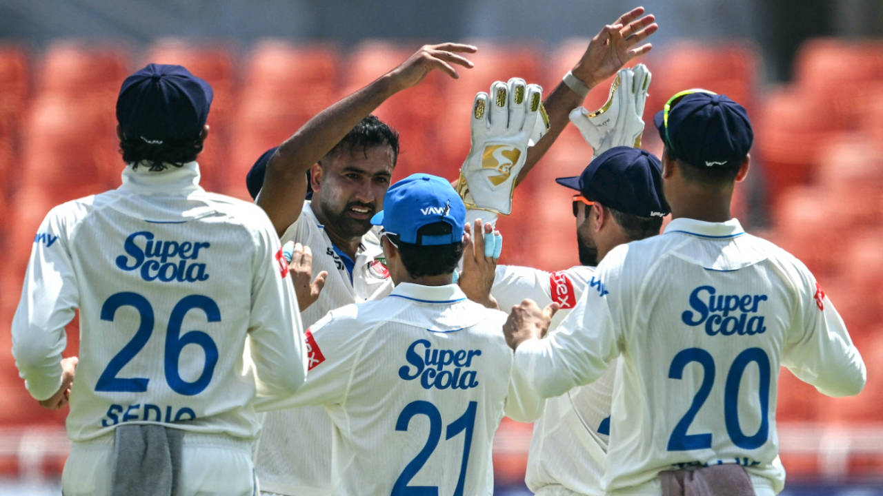 Mohammad Saleem took the first two wickets, India vs Afghanistan, Only Test, New Chandigarh, 1st Day, June 06, 2026