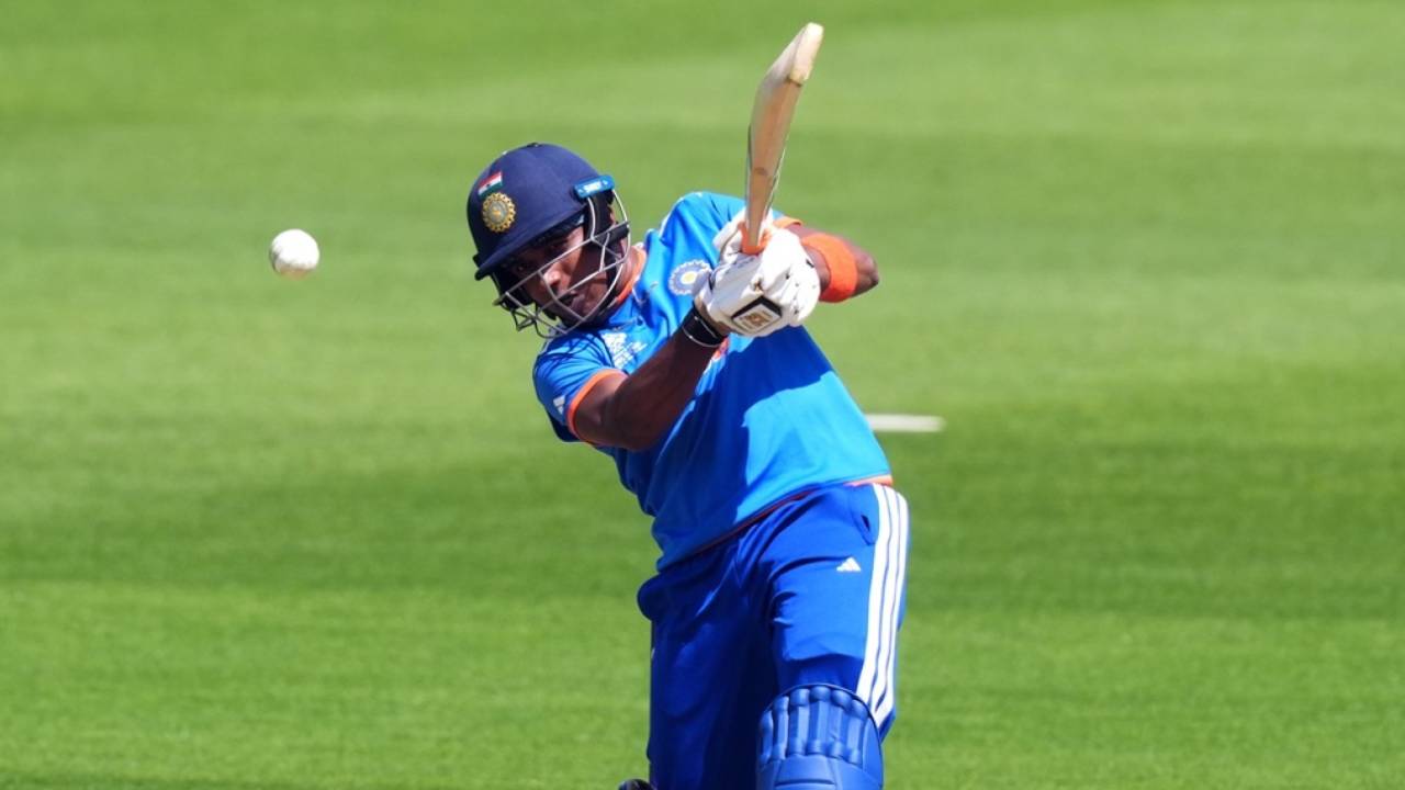 Bharti Fulmali had a solid hit against West Indies, India vs West Indies, women's T20 World Cup 2026 warm-up, Cardiff, June 8, 2026