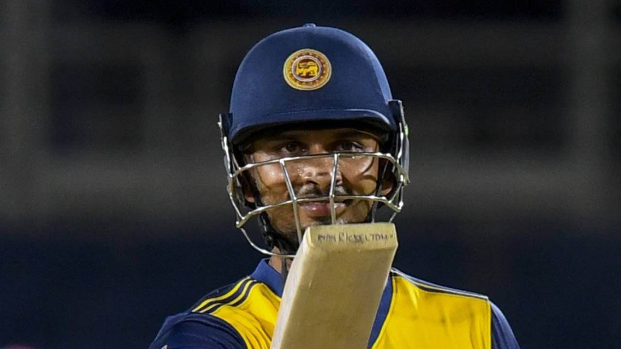 Dasun Shanaka got to his fifty off just 19 balls, West Indies vs Sri Lanka, 2nd T20I, Kingston, June 13, 2026