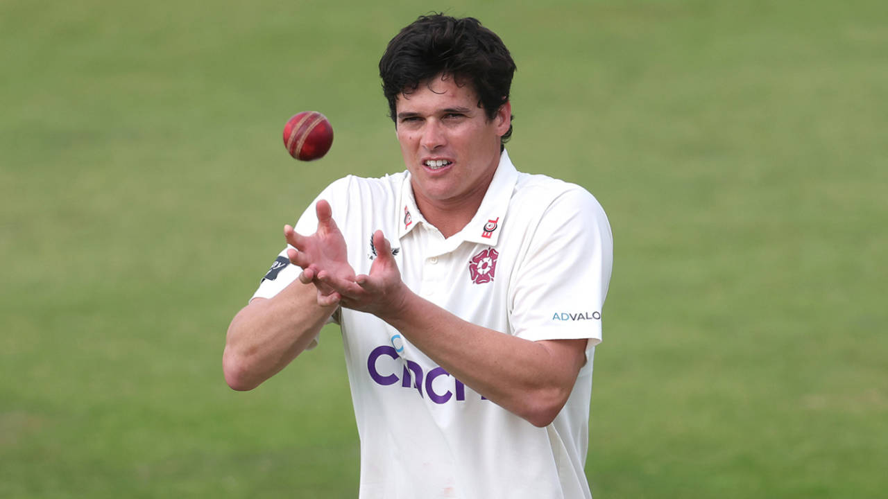 Liam Guthrie was the catalyst for Northants with the ball, Northamptonshire vs Gloucestershire, County Championship, Wantage Road, June 14, 2026